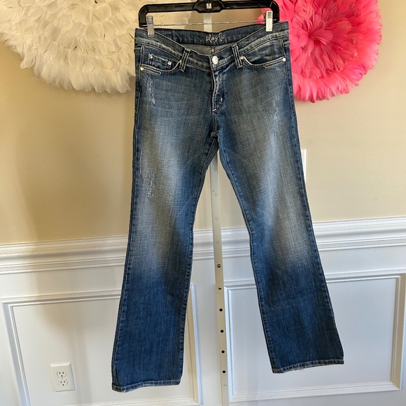 Plastic By Gly Jeans Size 9 juniors - Picture 1 of 10